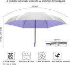 BAODINI Small UV Protection Travel Umbrella Compact - Image 6