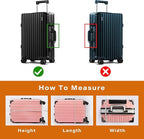 3PCS Clear PVC Suitcase Cover Protectors Transparent Luggage Covers Waterproof - Image 3