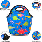 FlowFly Neoprene Kids Lunch box Insulated Soft Bag Mini Cooler Thermal Meal - Image 2