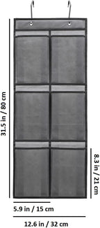 2 Packs Over The Door Hanging Closet Shoes Holder Organizer Shoe Storage Shoe - Image 4