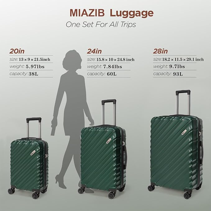 Luggage Sets Suitcases with Wheels Suitcase set Hardshell Luggage sets - Image 5