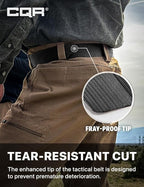 CQR Tactical Belt, Military Style Heavy Duty Belt, Webbing EDC Quick-Release - Image 3