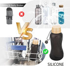Collapsible Water Bottles 2 Pack, Leak Proof, Reuseable BPA Free Silicone - Image 6