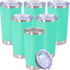 20 oz Tumbler with lid Double Wall Vacuum Insulated Tumblers Stainless Steel by Providethebestproducts