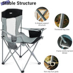 Camping Folding Chair Outdoor Lawn Portable Lightweight Camp Folding Chairs - Image 5