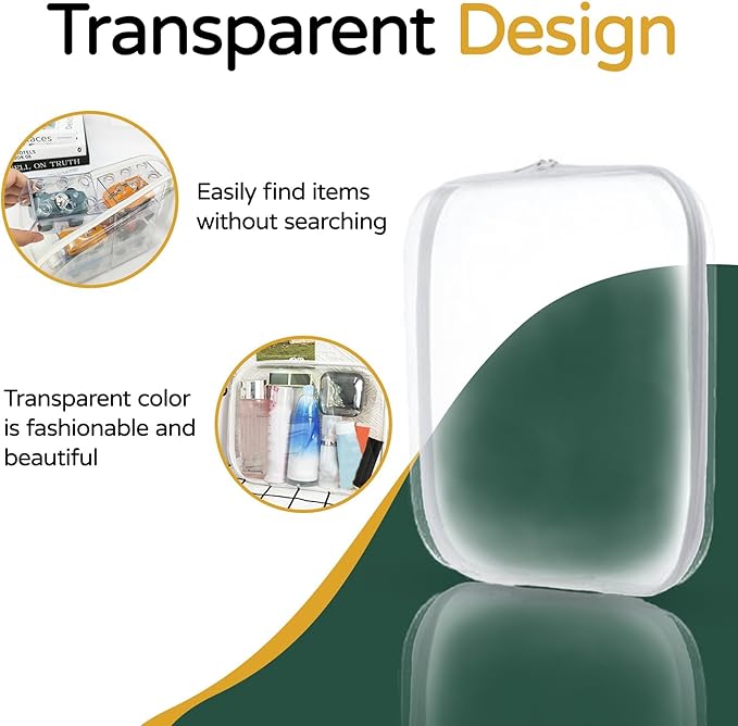 3PCS Zippered Transparent Cases - Image 4