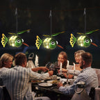 Hummingbird Solar Outdoor Hanging Lantern Creative Small Sculpture Lights - Image 2
