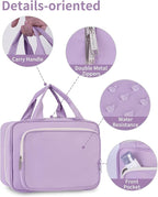 Narwey Hanging Toiletry Bag for Women Travel Makeup Bag Organizer Toiletries - Image 7