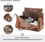 STOVER Garment Travel Duffle Bag, Large 2-in-1 Convertible Carry-on Luggage - Image 3