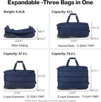Hanke Expandable Carry On Luggage Suitcases - Image 2