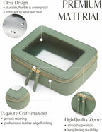 Popvibe Clear Makeup Bag Travel Cosmetic Case Transparent Toiletry Bag - Image 2