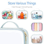 PACKISM TSA Approved Toiletry Bag, 3 Pack Clear Makeup Bags - Image 7