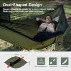 Camping Hammock with Mosquito Net and Ridge Rope, Extra Large - Image 2