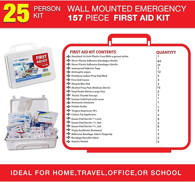 Primacare 25 Person Medium Emergency Preparedness First Aid Kit - Image 5