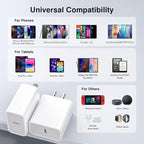 30W USB C Charger, 2 Pack Wall Fast Charger Block Power Adapter Charging Cube - Image 6
