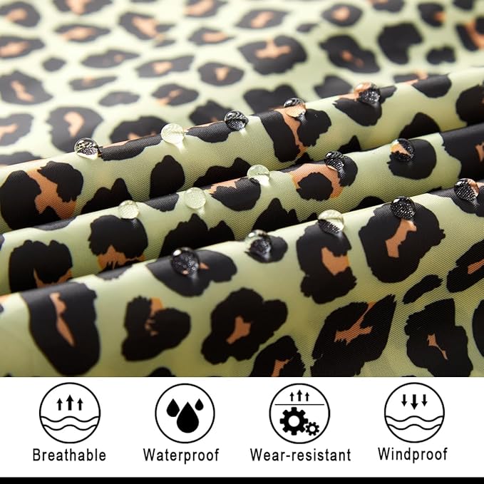 salamra Hooded Rain Poncho Waterproof Raincoat Jacket - Image 4