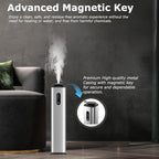 1000ML- Tower Hotel Scent Diffuser with WiFi App Control for Whole House - Commercial Diffuser Machine Cover 10000 Sq Ft - Scent Air Machine & Waterless Essential Oil Diffuser for Large Room - Silver