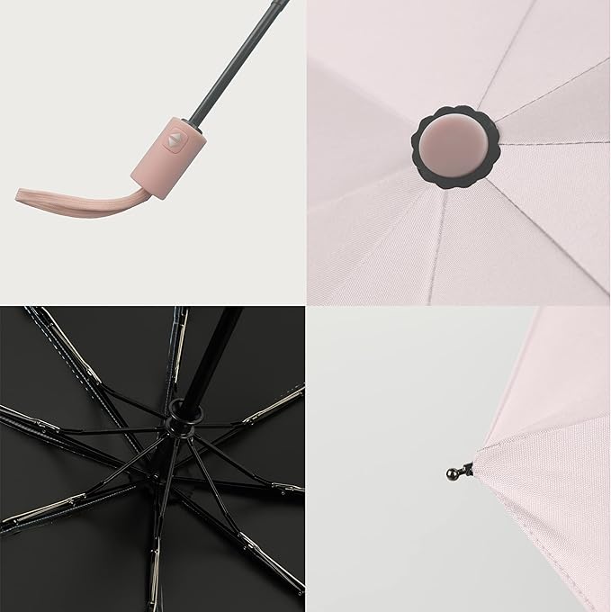 BAODINI Small UV Protection Travel Umbrella Compact - Image 7