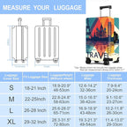 Luggage Cover Washable Suitcase Protector Anti-Scratch, Stretchable Fit - Image 7