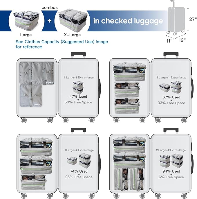 Grand Fusion Stow-N-Go Portable Hanging Travel Shelves, Packing Organizer - Image 6