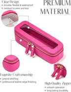 Popvibe Clear Makeup Bag Travel Cosmetic Case Transparent Toiletry Bag - Image 3