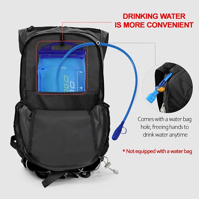 Seektop 20L Ultra Lightweight Waterproof Hiking Backpack Small Outdoor Foldable - Image 6