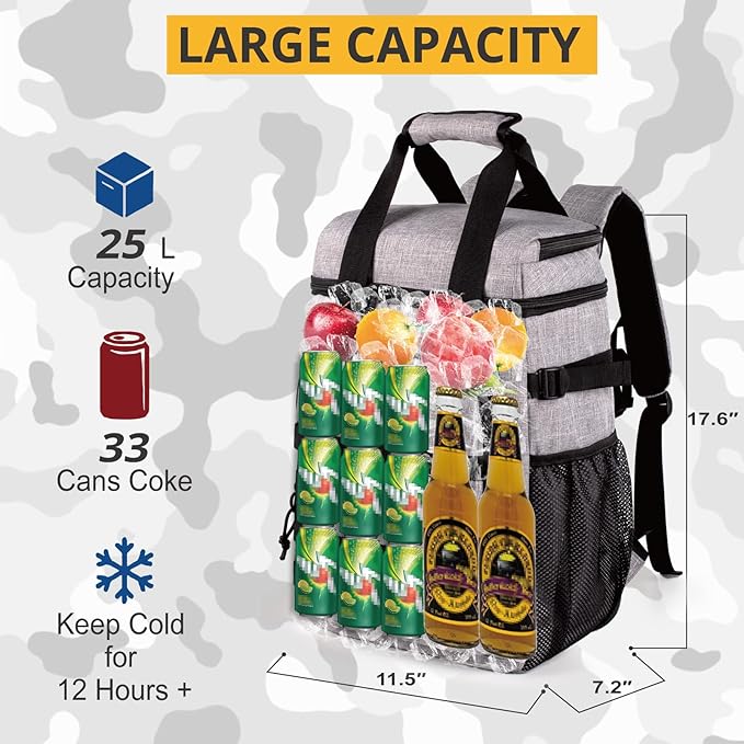 Tactical Backpack Cooler, Lunch Backpack - Image 5