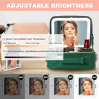 Mocado Travel Makeup Bag with LED Lighted Mirror, Travel Makeup Organizer - Image 4