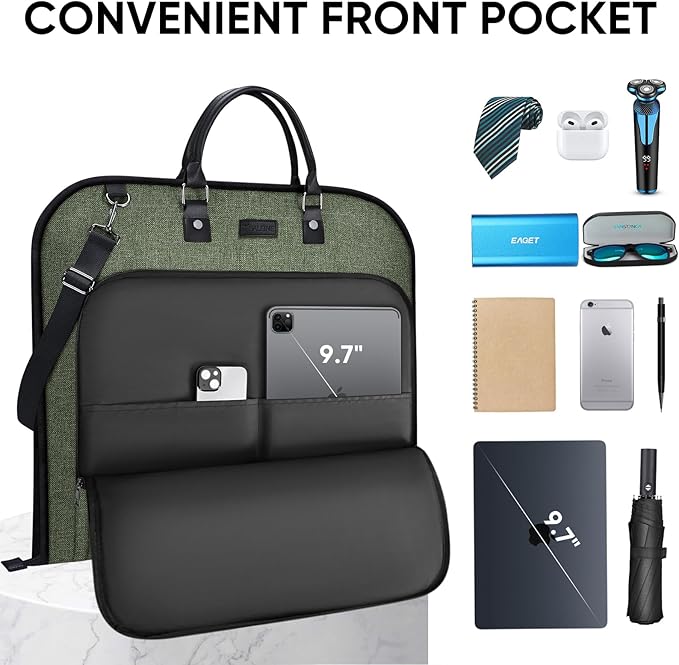 BALEINE Travel Garment Bag, Travel Suit Bag - Image 3