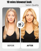 Thermal Round Brush, 1.5 inch Blowout Brush with Ceramic Barrel & Negative Ions Tech Makes Hair Smoother Get Natural Curls, Heated Styler Tool for All Hair Type, Dual Voltage