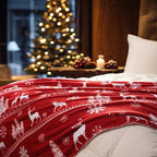 PHF Printed Fleece Throw Blanket, No Shed No Pilling Ultra Soft Plush Cozy Xmas - Image 3