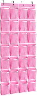 KEEPJOY 28 Pocket Over The Door Shoe Organizer, Hanging Door Shoe Holder Rack - Image 7