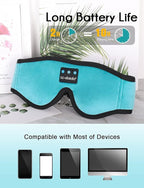 LC-dolida Sleep Headphones, Sleep Mask Bluetooth Wireless Music Eye Mask - Image 6