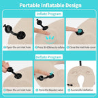 2 Pack Inflatable Travel Neck Pillows - Image 5