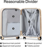 Hanke 20 Inch Expandable Carry on Luggage 22x14x9 Airline Approved Lightweight - Image 7