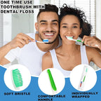 Disposable Toothbrushes with Toothpaste and Floss - Image 2