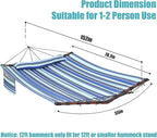 TegerDeger 12FT 2 Person Hammock Large Hammock 450LB Capacity - Image 6