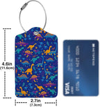 Funny Dinosaurs and Trees 2 Pack Luggage Tag - Image 4