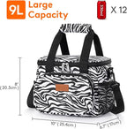 Lifewit Medium Lunch Bag Insulated Lunch Box Soft Cooler Cooling Tote - Image 3