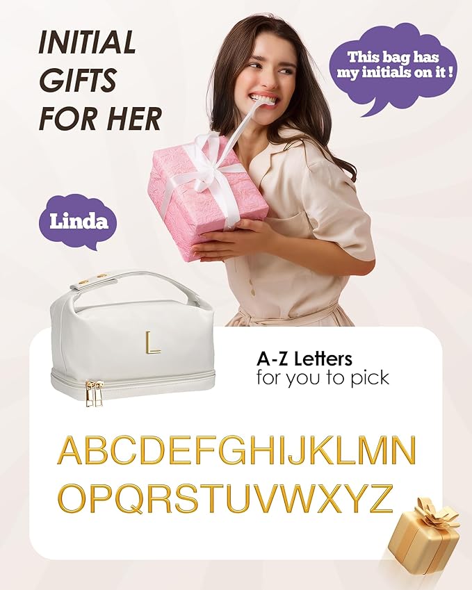 Gifts for Female, Personalized Makeup Bags - Image 2