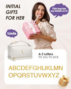 Gifts for Teen Girls, Initial Makeup Bag, Personalized Bags - Image 2