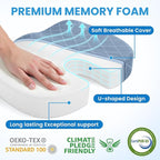 TushGuard Office/Car Seat Cushion, Non-Slip Sciatica & Back Coccyx Tailbone - Image 3