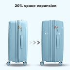 Nazhura Luggage Set, 3-Piece Hardside Suitcase Set, 20-inch Carry On, 28-inch - Image 2
