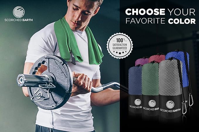 ScorchedEarth Microfiber Travel & Sports Towel Set - Image 7