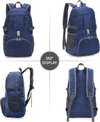 Yaopeing Lightweight Backpack, 25L Foldable Hiking Packable, Water Resistant - Image 4