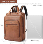 Shrrie 15.6" Laptop Backpack, Business Work Backpack Briefcase, Durable - Image 5