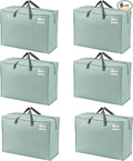 VENO 6 Pack Heavy Duty Moving Bags, Storage Bags, Packing Supplies, Top Zipper by Veno