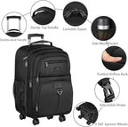 MATEIN Rolling Backpack with 4 Wheels, 17 inch Roller Travel Laptop Backpack - Image 6