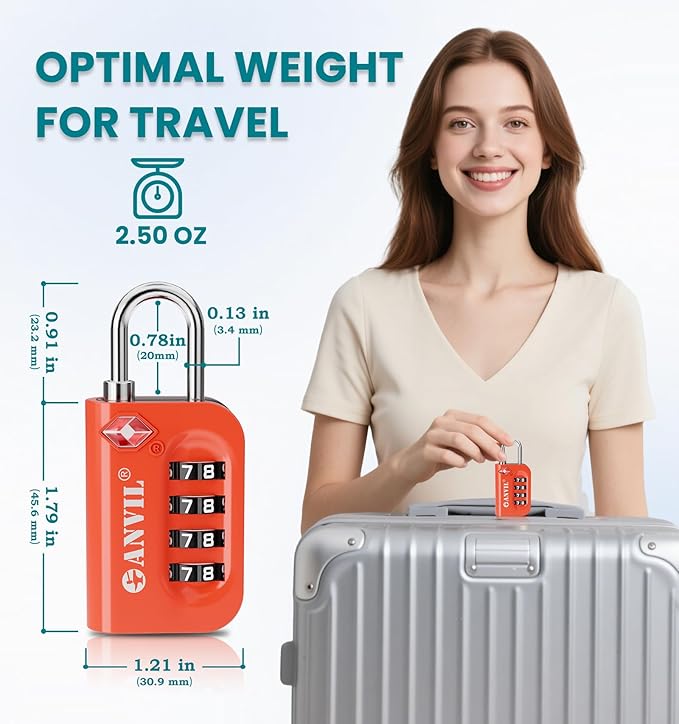 ANVIL TSA Approved Luggage Lock - Image 5