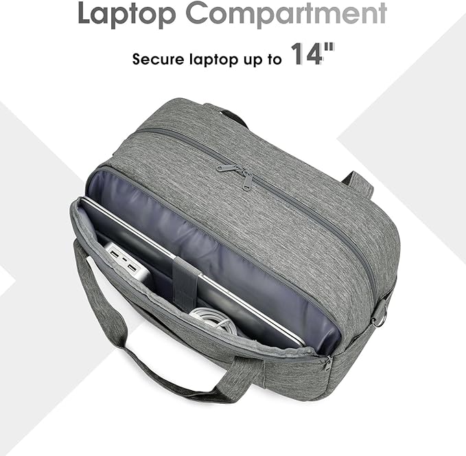 Narwey 18" Carry on Bag with Laptop Compartment 14 Inch Travel Duffel Bag - Image 5